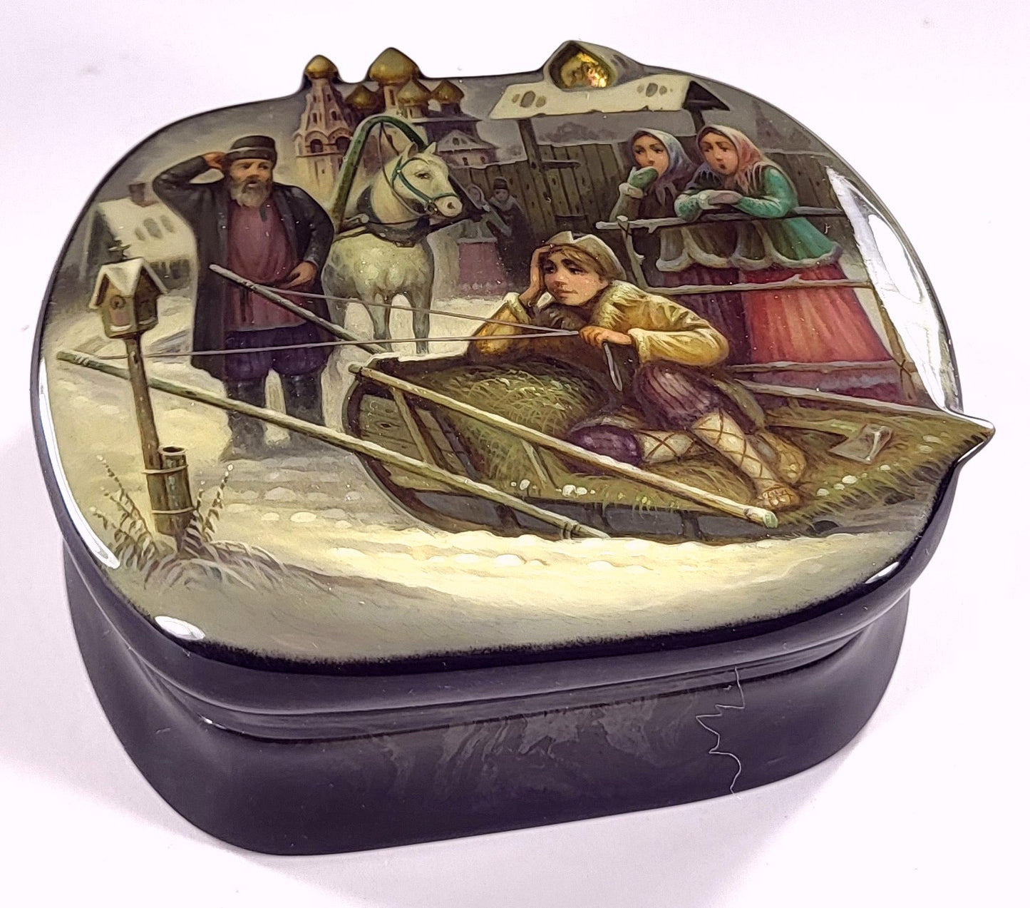 "Emelya" Russian lacquer box