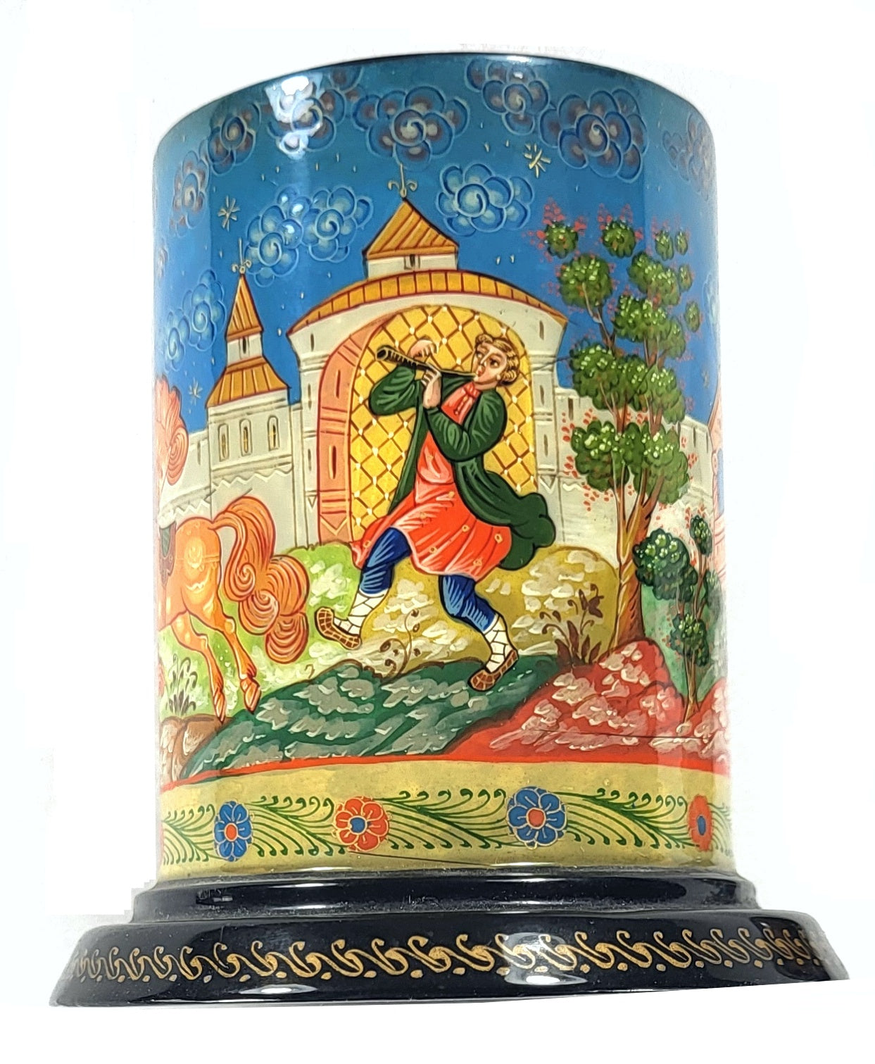 "Little Humpbacked Pony" lacquer box