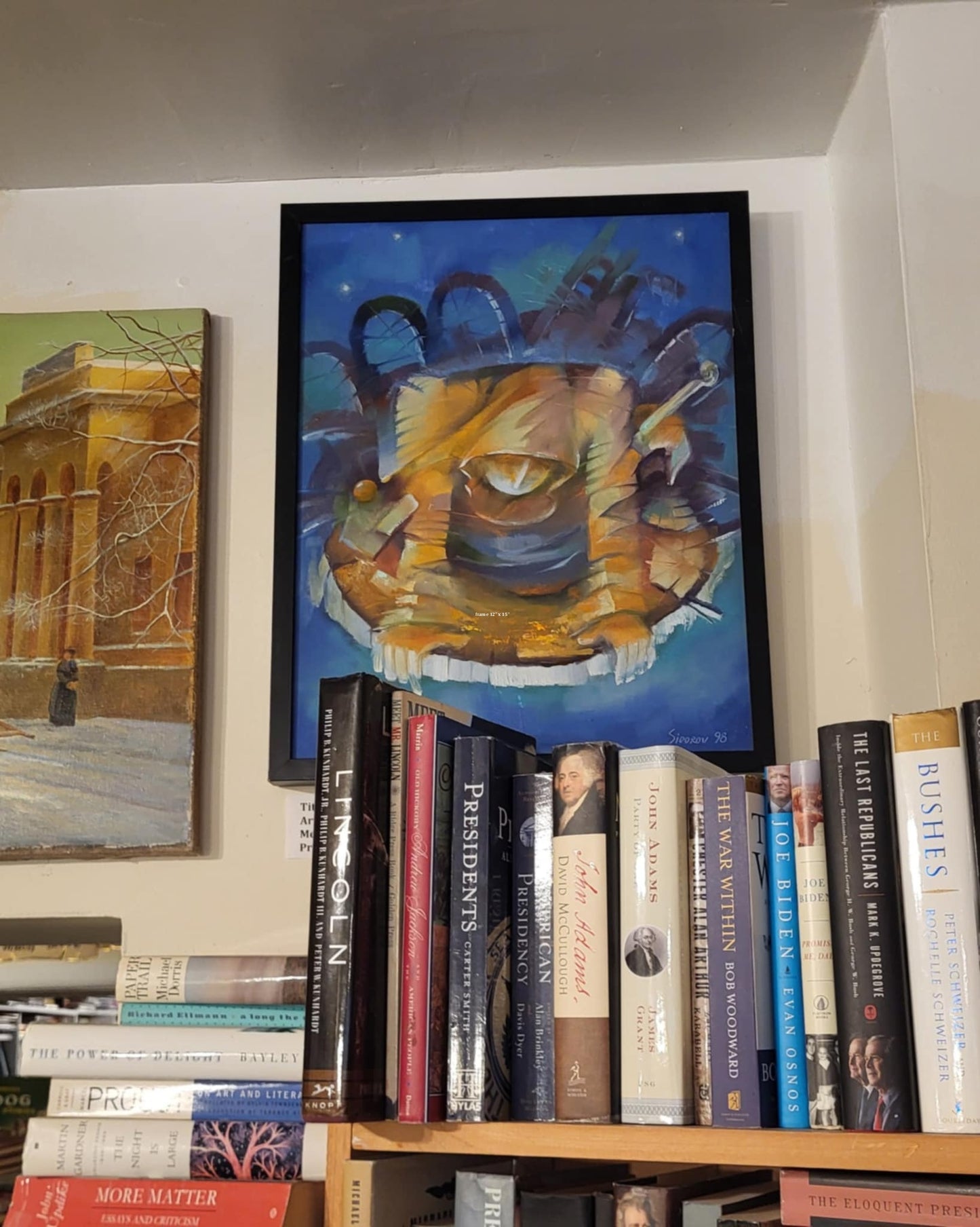 "In Love with the Sky" painting