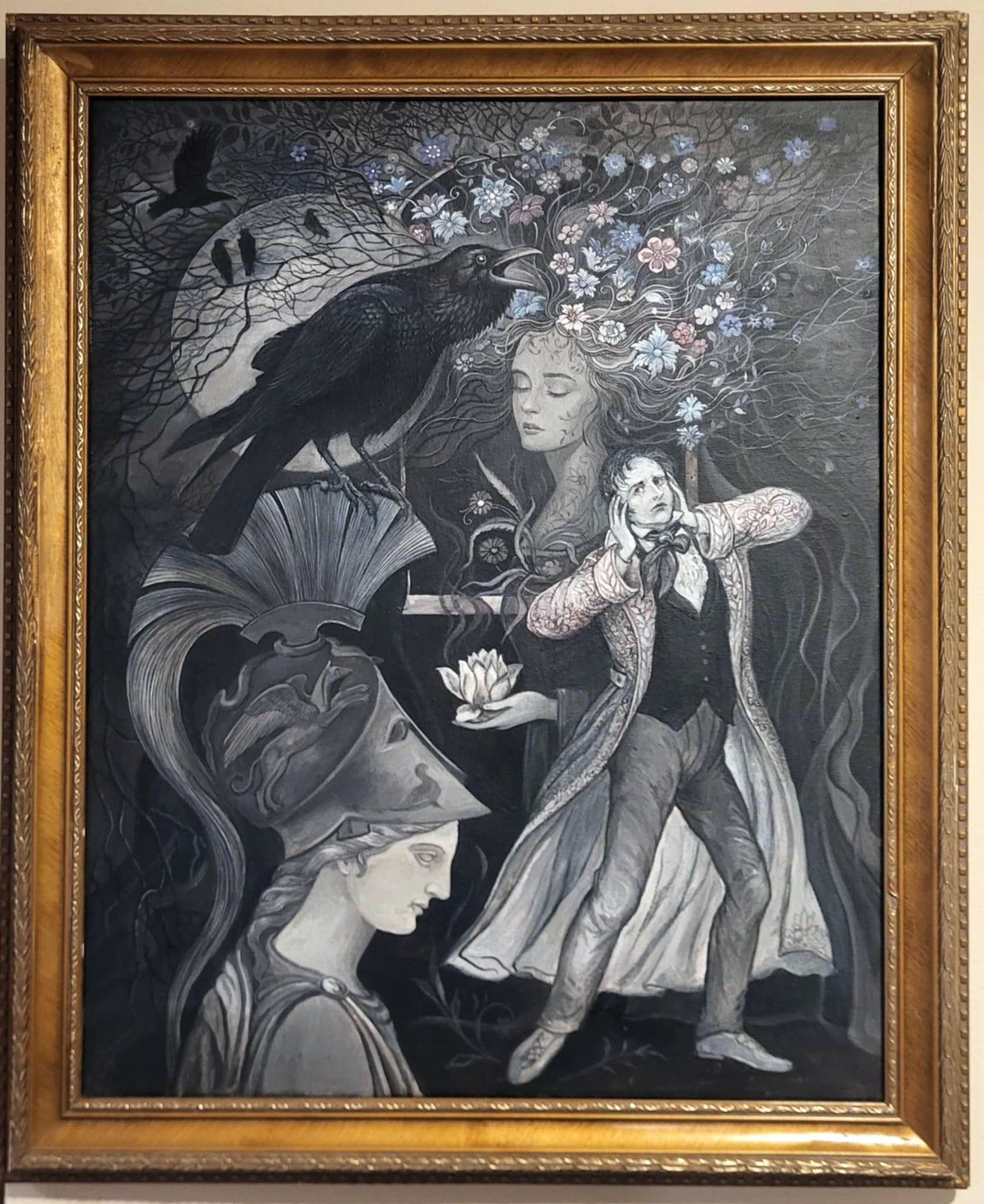 "Nevermore" painting