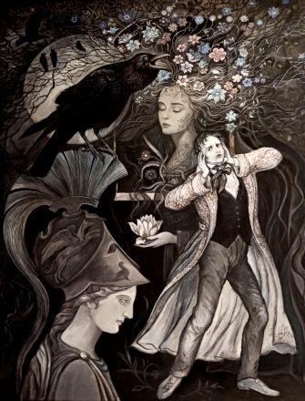 AC1002: The Raven (Edgar Allan Poe) Note Card