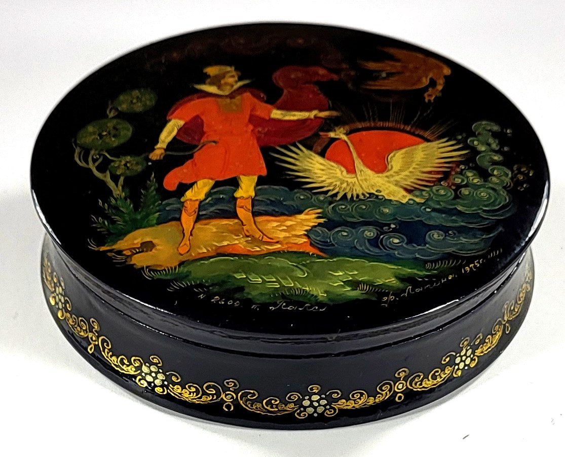 "The Swan Princess" lacquer box