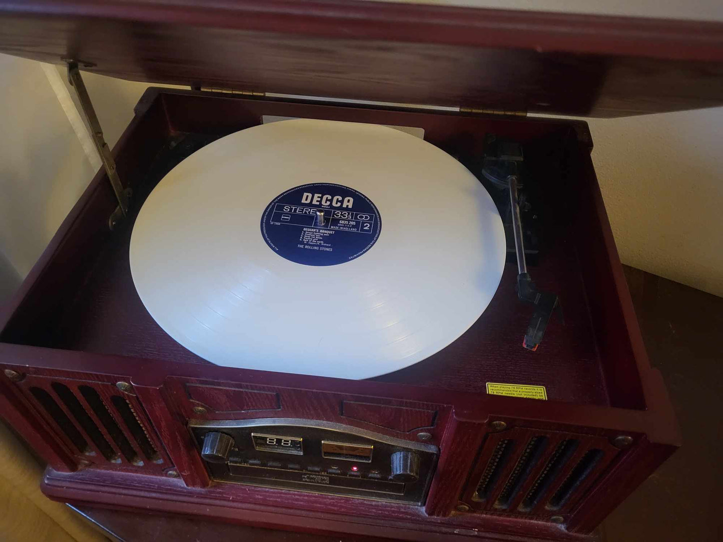 "Beggars Banquet" LP by The Rolling Stones (Decca Records, 1968)