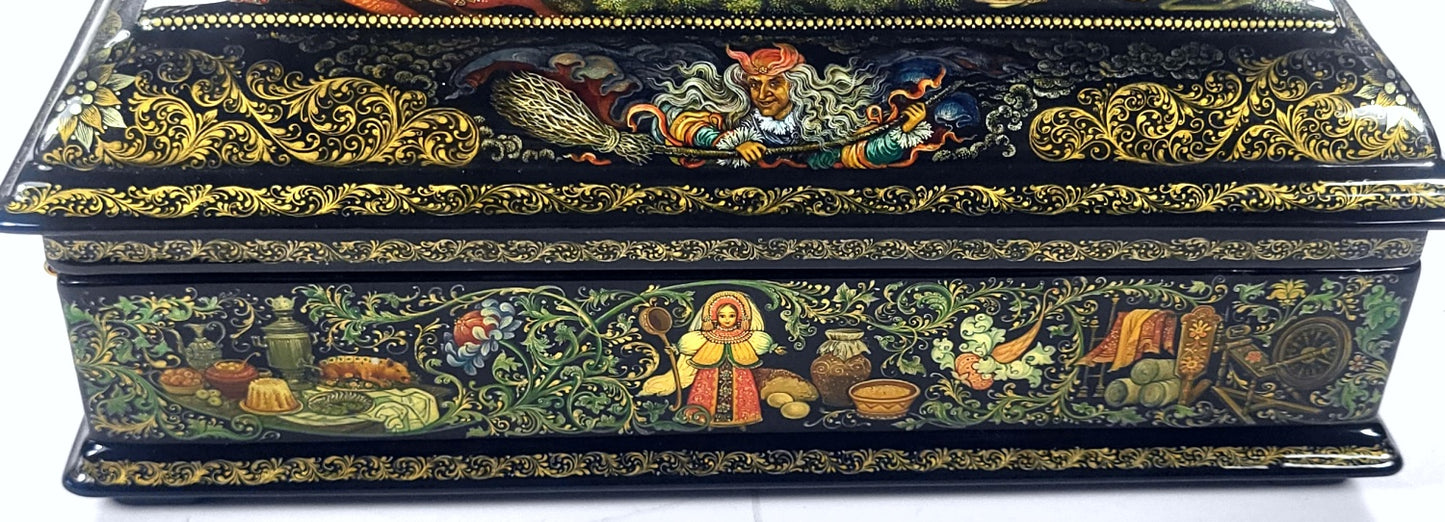 "Vasilisa the Beautiful" Russian Lacquer Box
