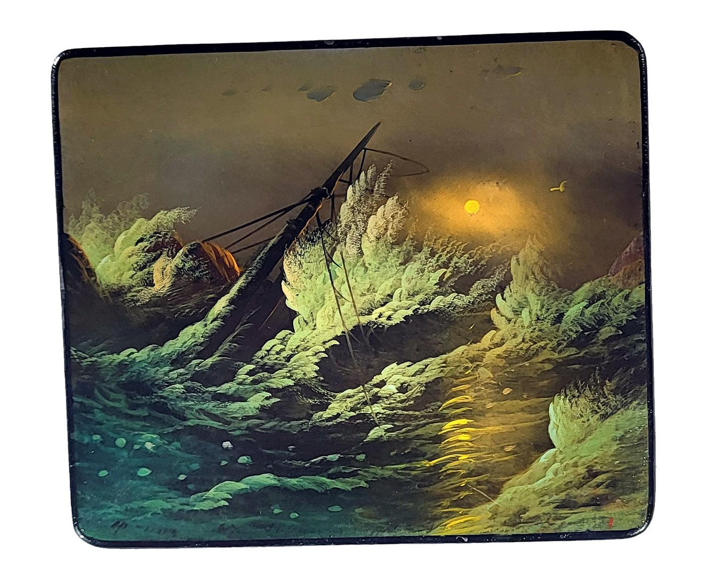 "The Sea" Russian lacquer box