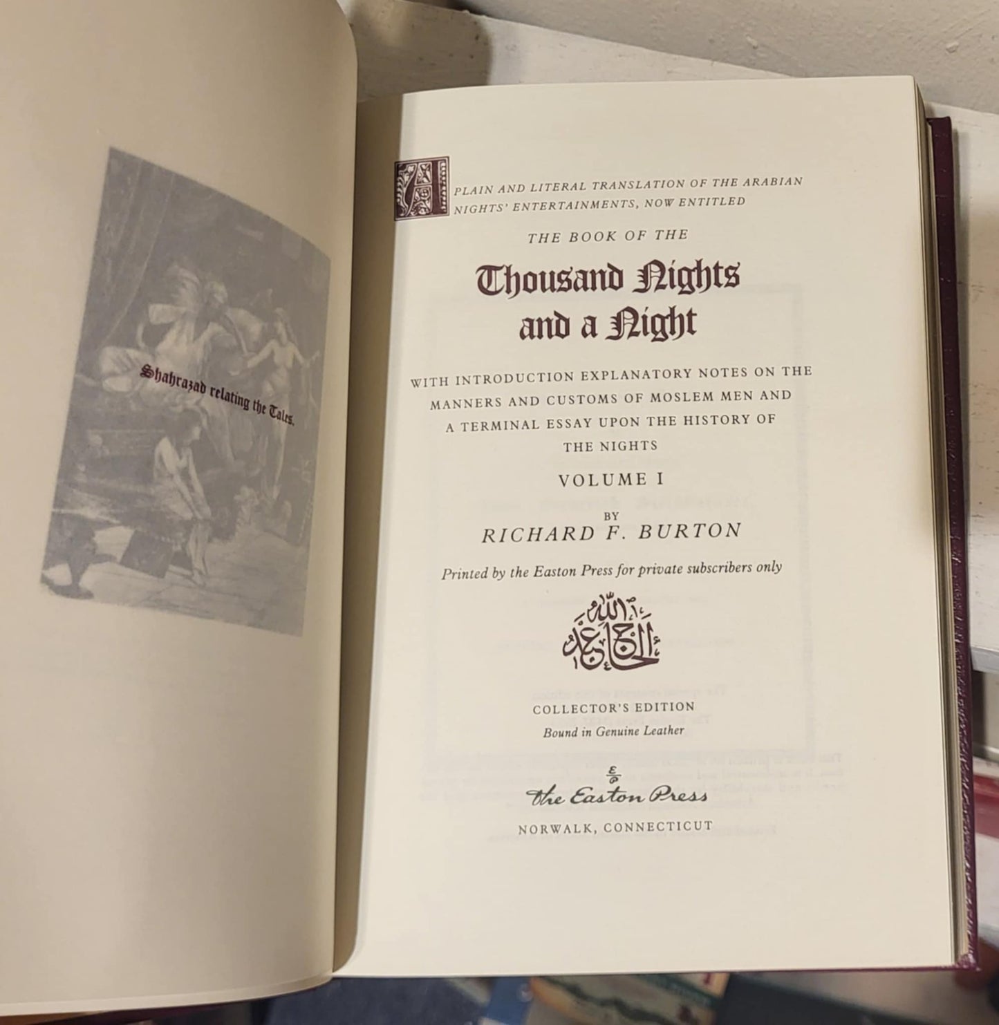 The Book of the Thousand Nights and a Night [17 volume set complete]